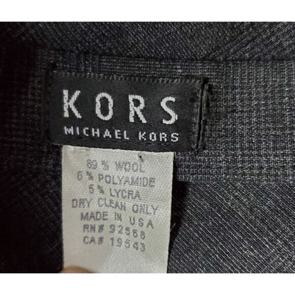 Kors Michael Kors Gray Wool Pencil Skirt Medium - Picture 3 of 3